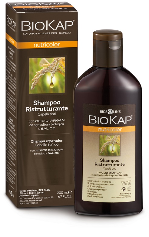 BIOKAP NUTRICOLOR SHAMPOO RISTRUTTURANTE 200 ML - Farmapre