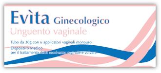 EVITA GINECOLOG UNGUENTO VAGINALE TUBO DA 30 G + 6 APPLICATORI VAGINALI MONOUSO - Farmapre