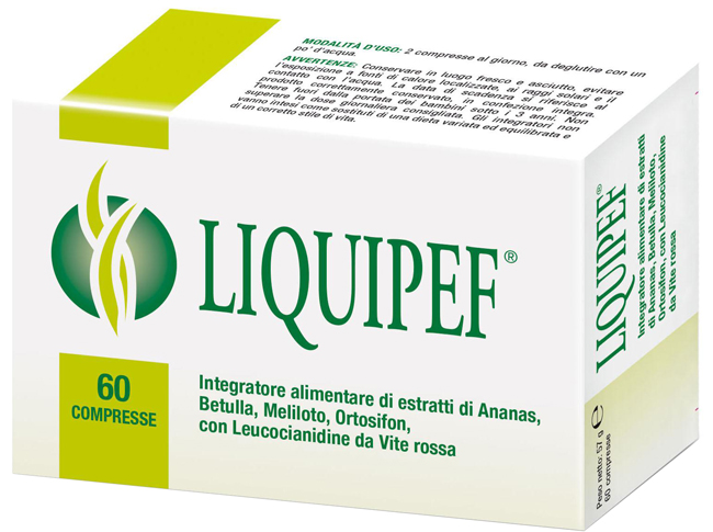 LIQUIPEF 60 COMPRESSE - Farmapre
