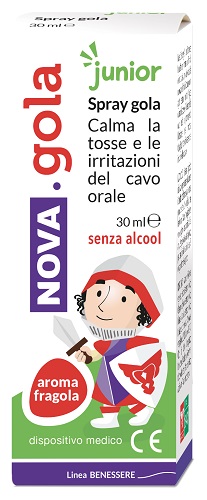 NOVA GOLA SPRAY JUNIOR FRAGOLA 30 ML - Farmapre