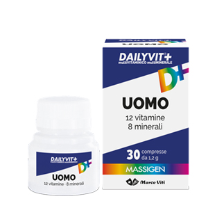 MASSIGEN UOMO MULTIVITAMINICO E MULTIMINERALE 30 COMPRESSE RIVESTITE - Farmapre
