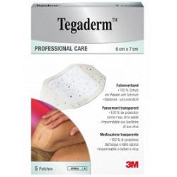 TEGADERM MEDICAZIONE IMPERMEABILE TRASPARENTE 5 PEZZI 6X7 CM - Farmapre