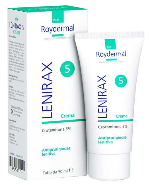 LENIRAX 5 CREMA DERMATOLOGICA CROTAMITONE 5% 50 ML - Farmapre