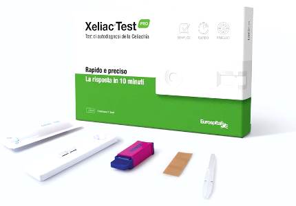 XELIAC TEST PRO DETERMINAZIONE ANTICORPI IGA E IGG ASSOCIATI ALLA MALATTIA CELIACA 1 PEZZO - Farmapre