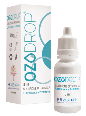 OZODROP LIPOZONEYE SOLUZIONE OFTALMICA BASE DI OLIO OZONIZZATO IN FOSFOLIPIDI 8 ML - Farmapre