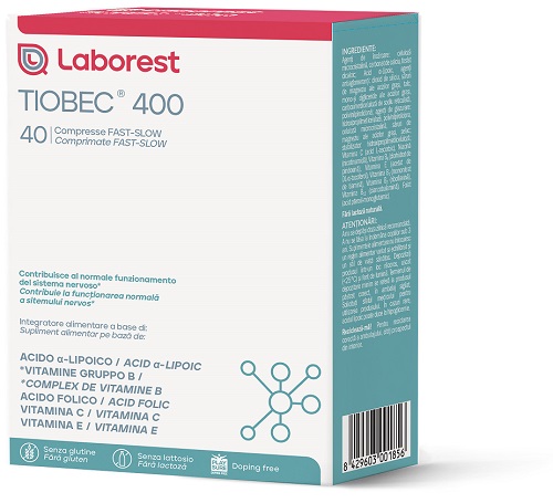 TIOBEC 400 40 COMPRESSE FAST-SLOW DA 1,28 G - Farmapre