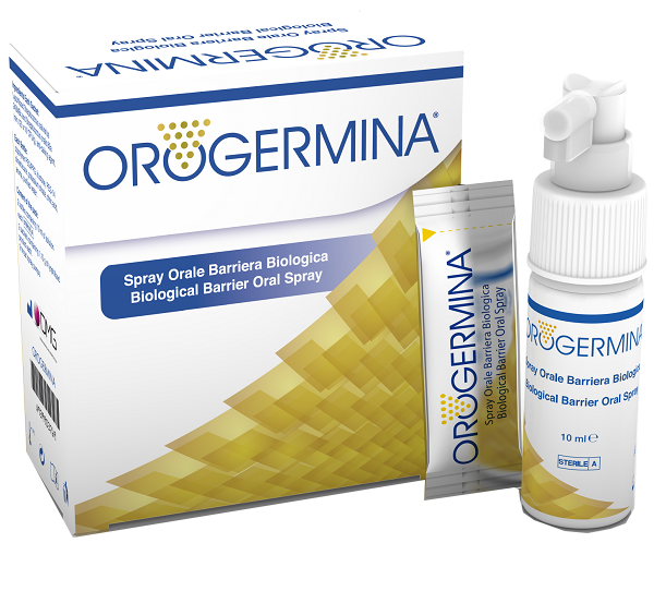OROGERMINA SPRAY ORALE 2 FLACONI X 10 ML + 2 BUSTINE 1,15 G DI LIOFILIZZATO + 2 NEBULIZZATORI ORALI - Farmapre