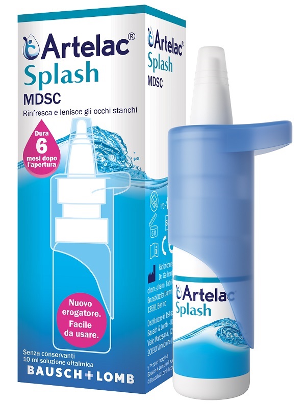 ARTELAC SPLASH MULTIDOSE GOCCE OCULARI FLACONE 10 ML - Farmapre