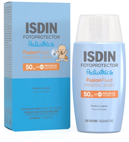 FOTOPROTECTOR PEDIATRICS FUSION FLUID MINERAL BABY SPF50 50 ML - Farmapre
