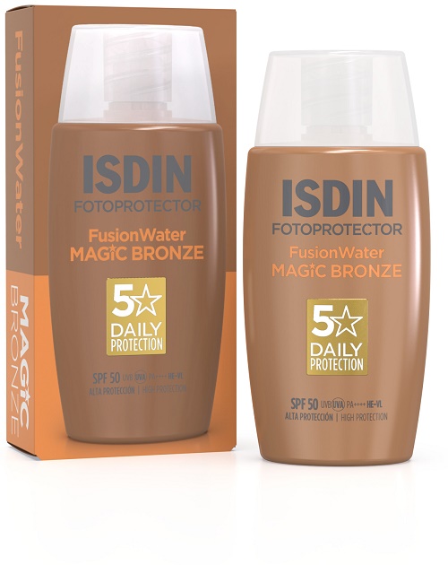 FUSION WATER MAGIC COLOR BRONZE SPF50 50 ML - Farmapre