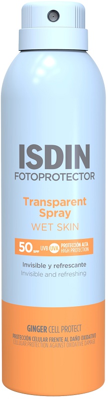 TRANSPARENT SPRAY WET SKIN SPF50 250 ML - Farmapre