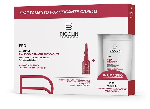 BIOCLIN PRO ANAGENIL 10 FIALE DA 4 ML + SHAMPOO FORTIFICANTE 150 ML PROMO - Farmapre