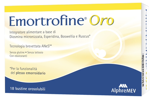 EMORTROFINE ORO 18 BUSTINE DA 3 G - Farmapre