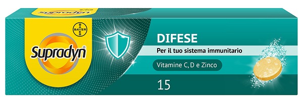 SUPRADYN DIFESE 15 COMPRESSE EFFERVESCENTI - Farmapre