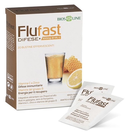 APIX PROPOLI FLUFAST DIFESE+ 20 BUSTINE EFFERVESCENTI BIOSLINE - Farmapre
