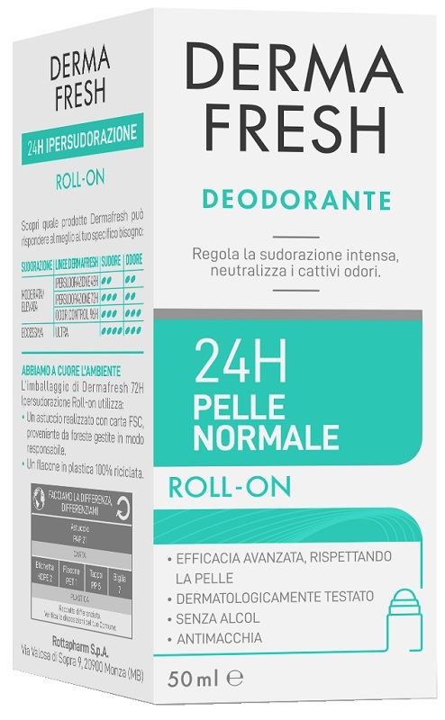 DERMAFRESH 24H PELLE NORMALE ROLL ON 50 ML - Farmapre