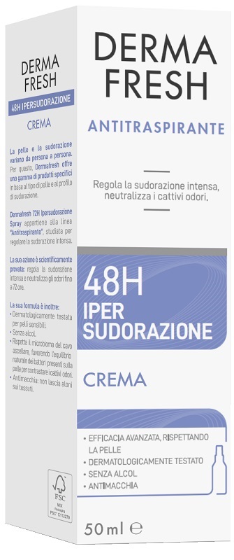 DERMAFRESH 48H IPERSUDORAZIONECREMA 50 ML - Farmapre