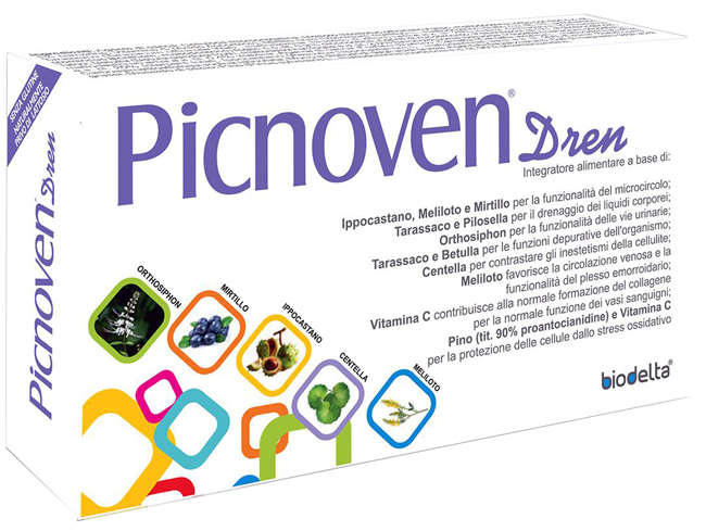PICNOVEN DREN 100 COMPRESSE 62 G - Farmapre