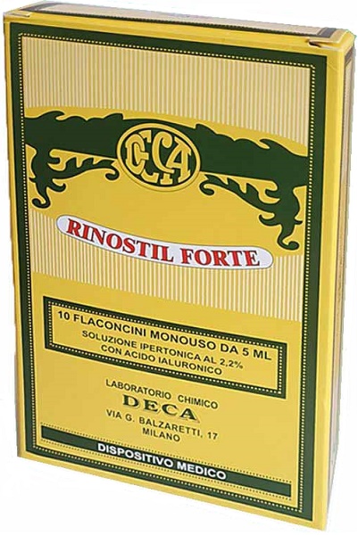 RINOSTIL FORTE SOLUZIONE IPERTONICA 10 FLACONCINI MONOUSO DA 5 ML - Farmapre