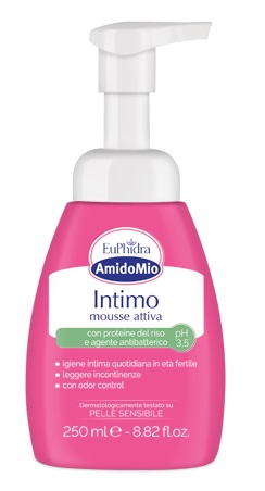 EUPHIDRA AMIDOMIO INTIMO MOUSSE ATTIVA PH 3,5 250 ML - Farmapre