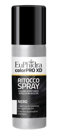 EUPHIDRA COLORPRO XD TINTURA RITOCCO SPRAY CAPELLI NERO 75 ML - Farmapre
