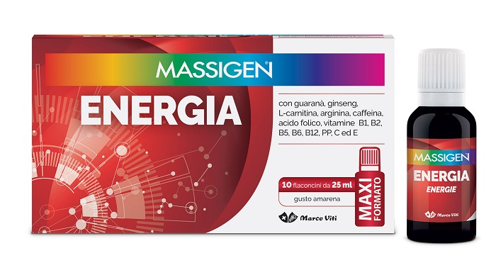 MASSIGEN ENERGIA 10 FLACONI DA 25 ML - Farmapre