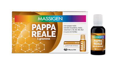 MASSIGEN PAPPA REALE 10 FLACONI DA 25 ML - Farmapre
