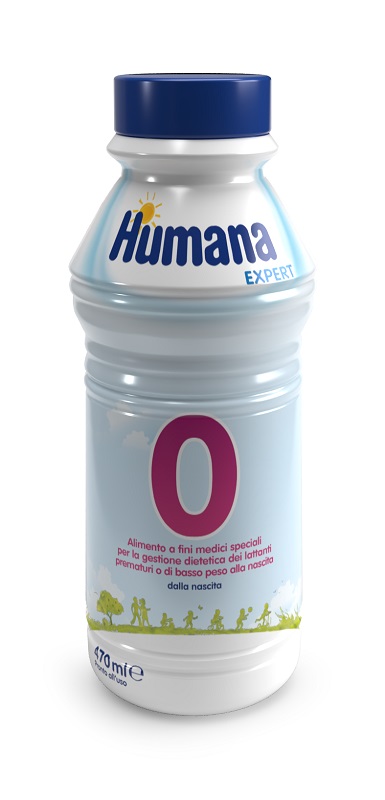 HUMANA 0 EXPERT 470 ML BOTTIGLIA - Farmapre