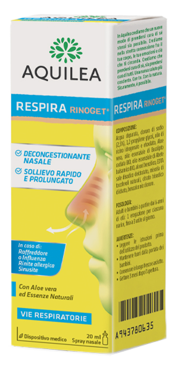 AQUILEA RESPIRA RINOGET 20 ML - Farmapre