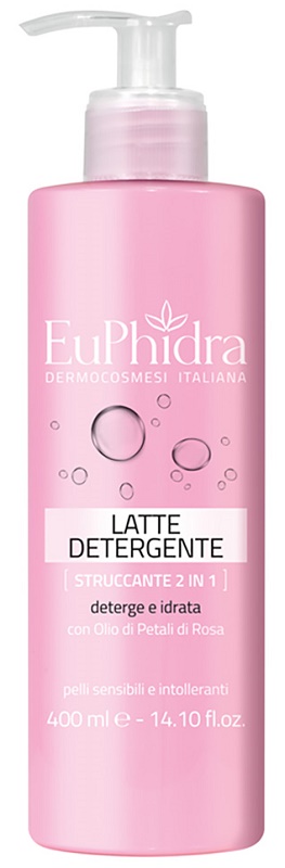 EUPHIDRA LATTE DETERGENTE STRUCCANTE 2IN1 400 ML - Farmapre