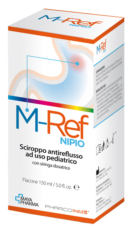 M-REF NIPIO SCIROPPO ANTIREFLUSSO AD USO PEDIATRICO 150 ML CON SIRINGA DOSATRICE - Farmapre