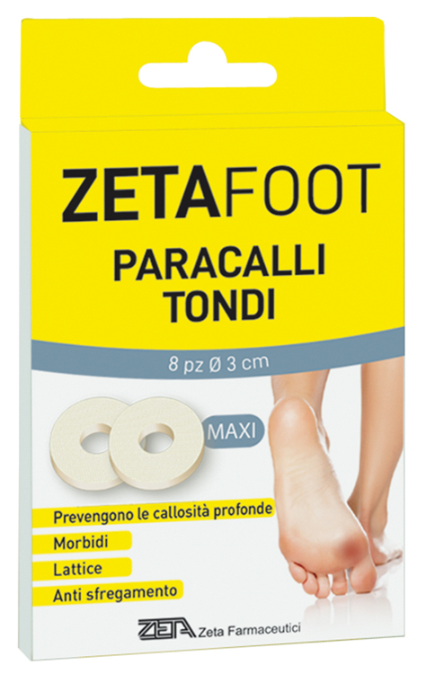 ZETAFOOT PARACALLO GRANDE TONDO LATTICE 8 PEZZI - Farmapre