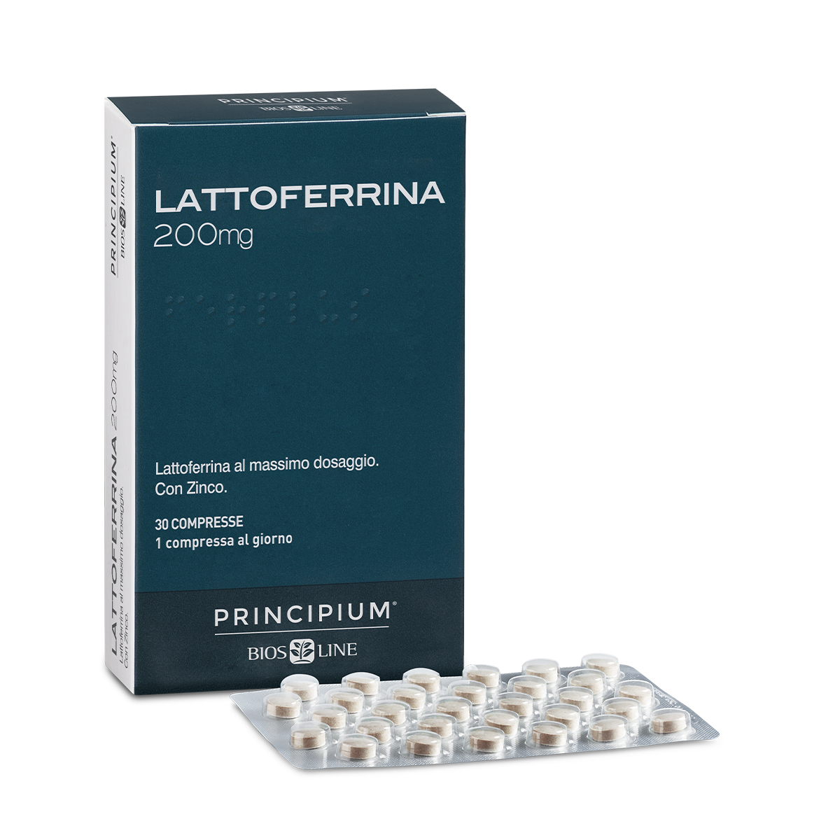 PRINCIPIUM LATTOFERRINA 200 MG 30 COMPRESSE - Farmapre