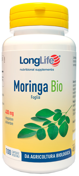 LONGLIFE MORINGA BIO 100 CAPSULE VEGETALI - Farmapre