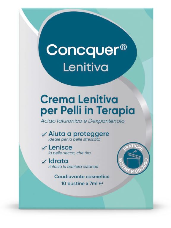 CONCQUER CREMA LENITIVA 10 BUSTINE DA 7 ML - Farmapre