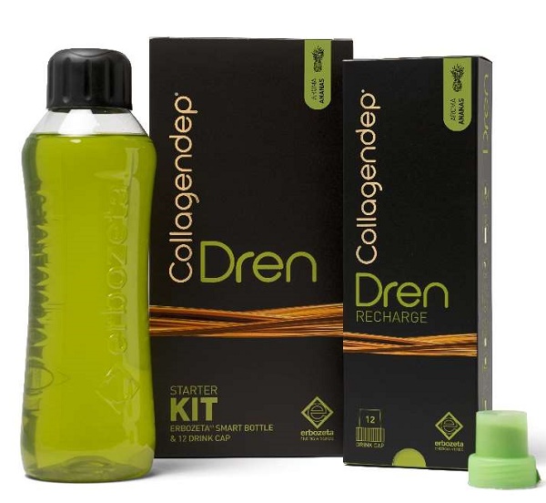 COLLAGENDEP DREN STARTER KIT 12 DRINK CAP + SMART BOTTLE - Farmapre
