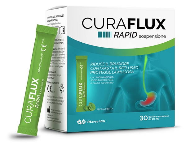 CURAFLUX RAPID SOSPENSIONE ORALE 30 BUSTINE - Farmapre
