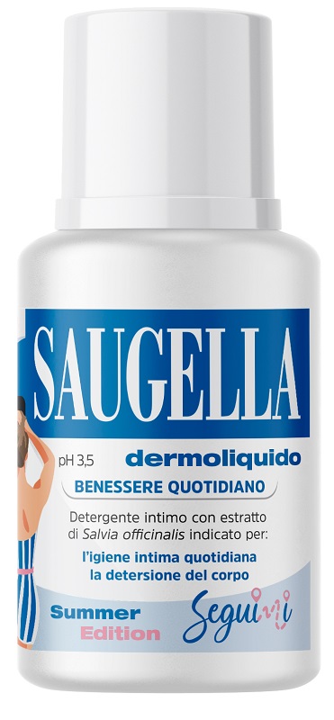 SAUGELLA DERMOLIQUIDO PH 3,5 BENESSERE QUOTIDIANO DETERGENTE INTIMO 100 ML - Farmapre