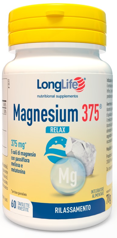 LONGLIFE MAGNESIUM 375 RELAX 60 TAVOLETTE - Farmapre