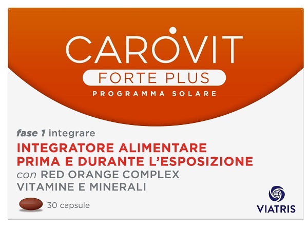 CAROVIT FORTE PLUS PROGRAMMA SOLARE 30 CAPSULE BL - Farmapre