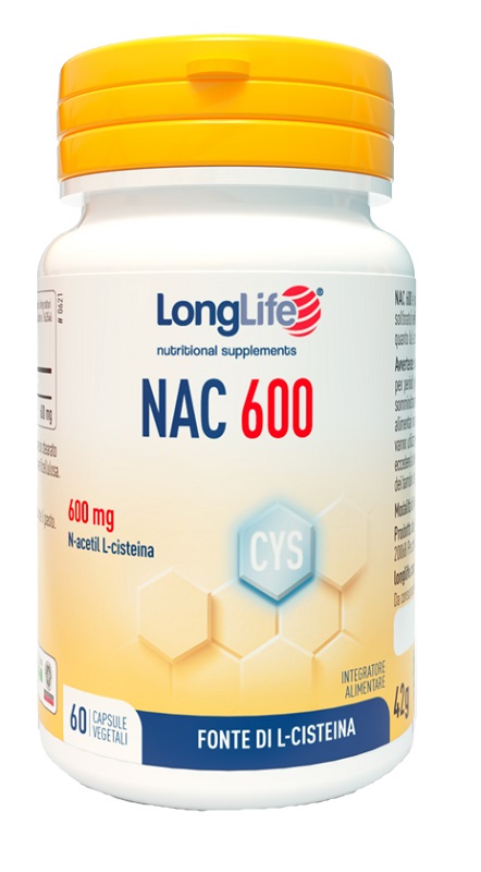 LONGLIFE NAC 600MG 60 CAPSULE - Farmapre