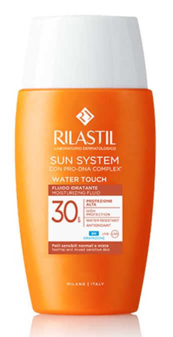 RILASTIL SUN SYSTEM WATER TOUCH FLUIDO SPF30 50 ML - Farmapre