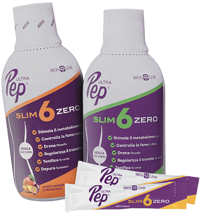 ULTRA PEP SLIM 6 ZERO ANANAS 500 ML BIOSLINE - Farmapre