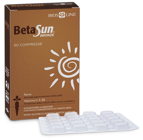 BIOSLINE BETASUN BRONZE 60 COMPRESSE - Farmapre