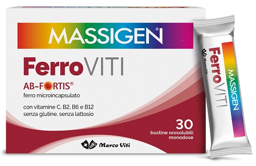 MASSIGEN FERROVITI 30 BUSTINE OROSOLUBILI - Farmapre