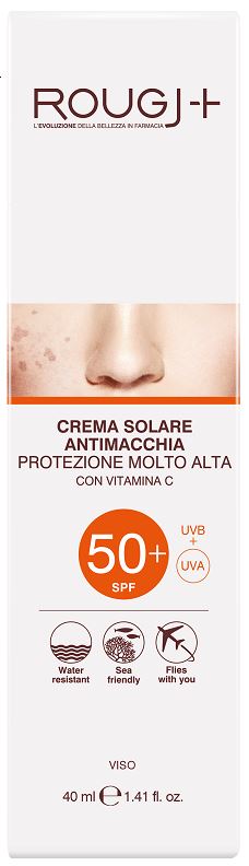 ROUGJ SOLARE SPF50+ VISO ANTIMACCHIA VITAMINA C 40 ML - Farmapre