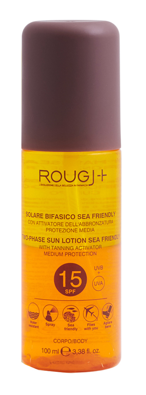 ROUGJ SUNTECH SPF15 BIFASICO INTENSIFICATORE ABBRONZATURA 100 ML - Farmapre
