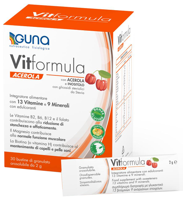 VITFORMULA ACEROLA 30 STICK 2 G - Farmapre