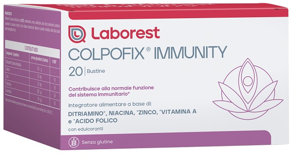 COLPOFIX IMMUNITY 20 BUSTINE SENZA GLUTINE CON EDULCORANTI - Farmapre