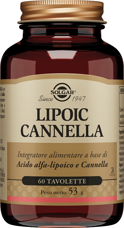 LIPOIC CANNELLA 60 TAVOLETTE - Farmapre